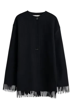 Black Agnes Fringe Jacket