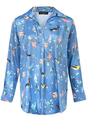 Cameron Maternity Shirt - Singing Birds