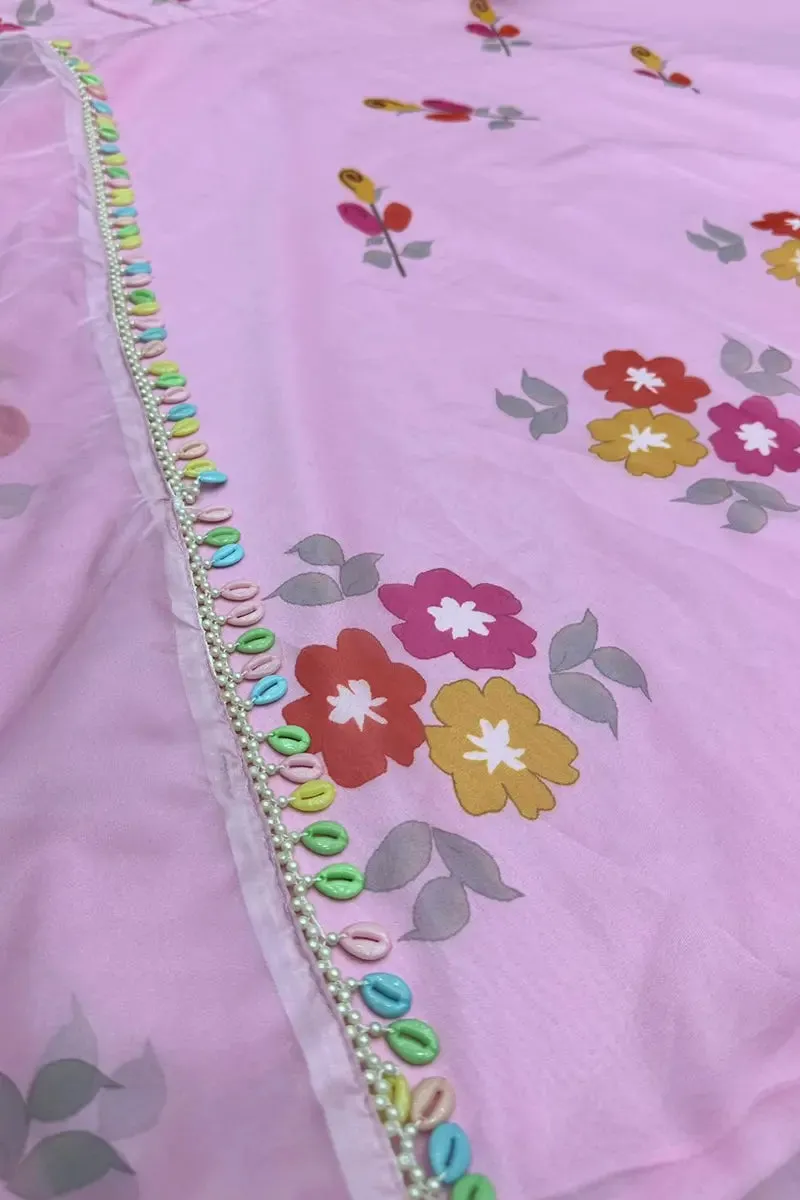 Floral gown For Raksha Bandhan Gift For Elder Sister