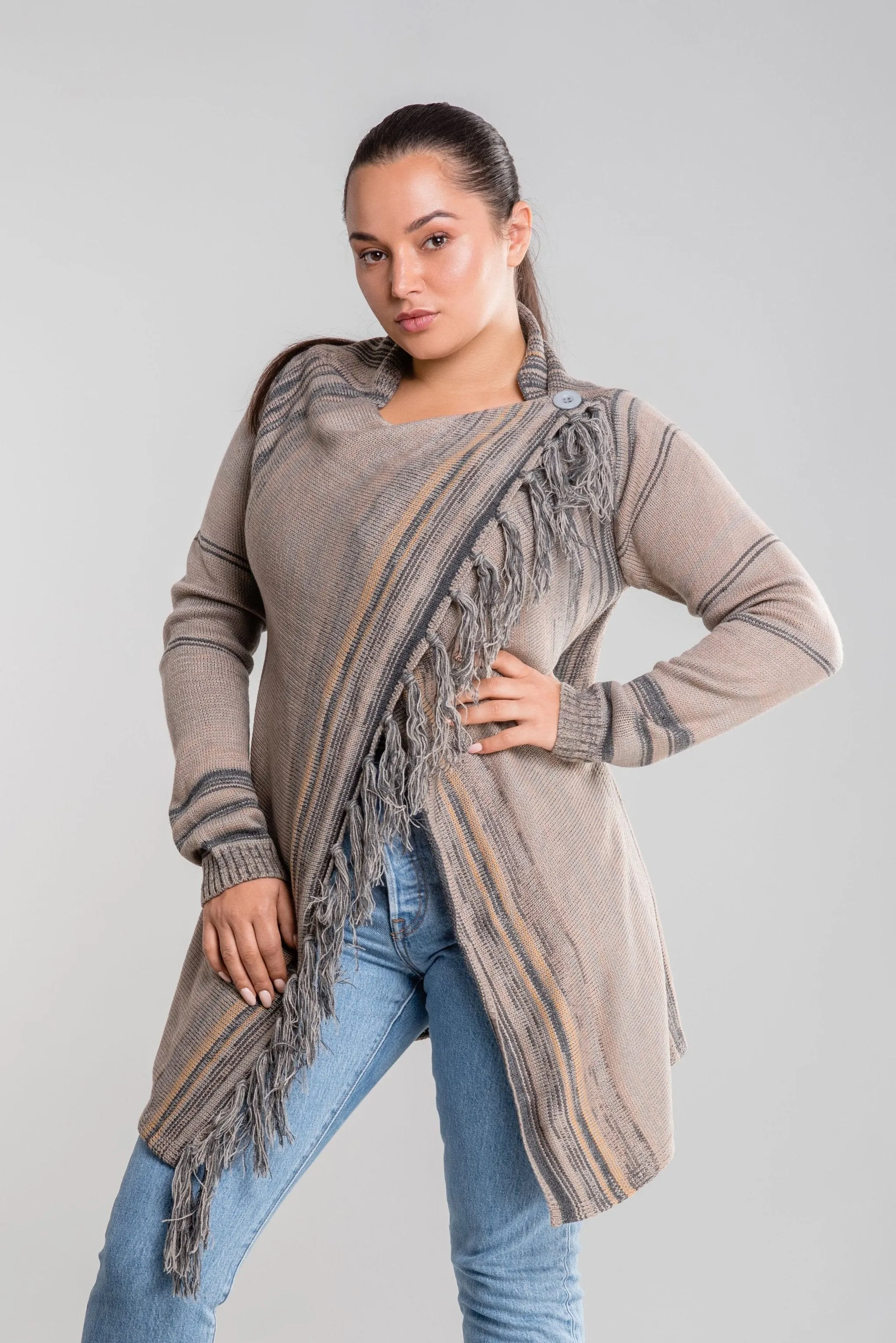 Fringe Shawl Jacket