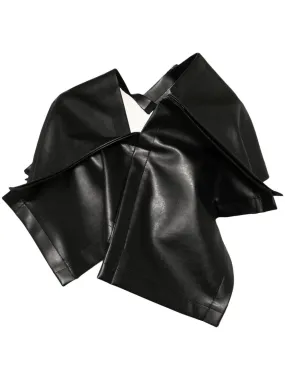 Hard Fake Leather Thin Jacket