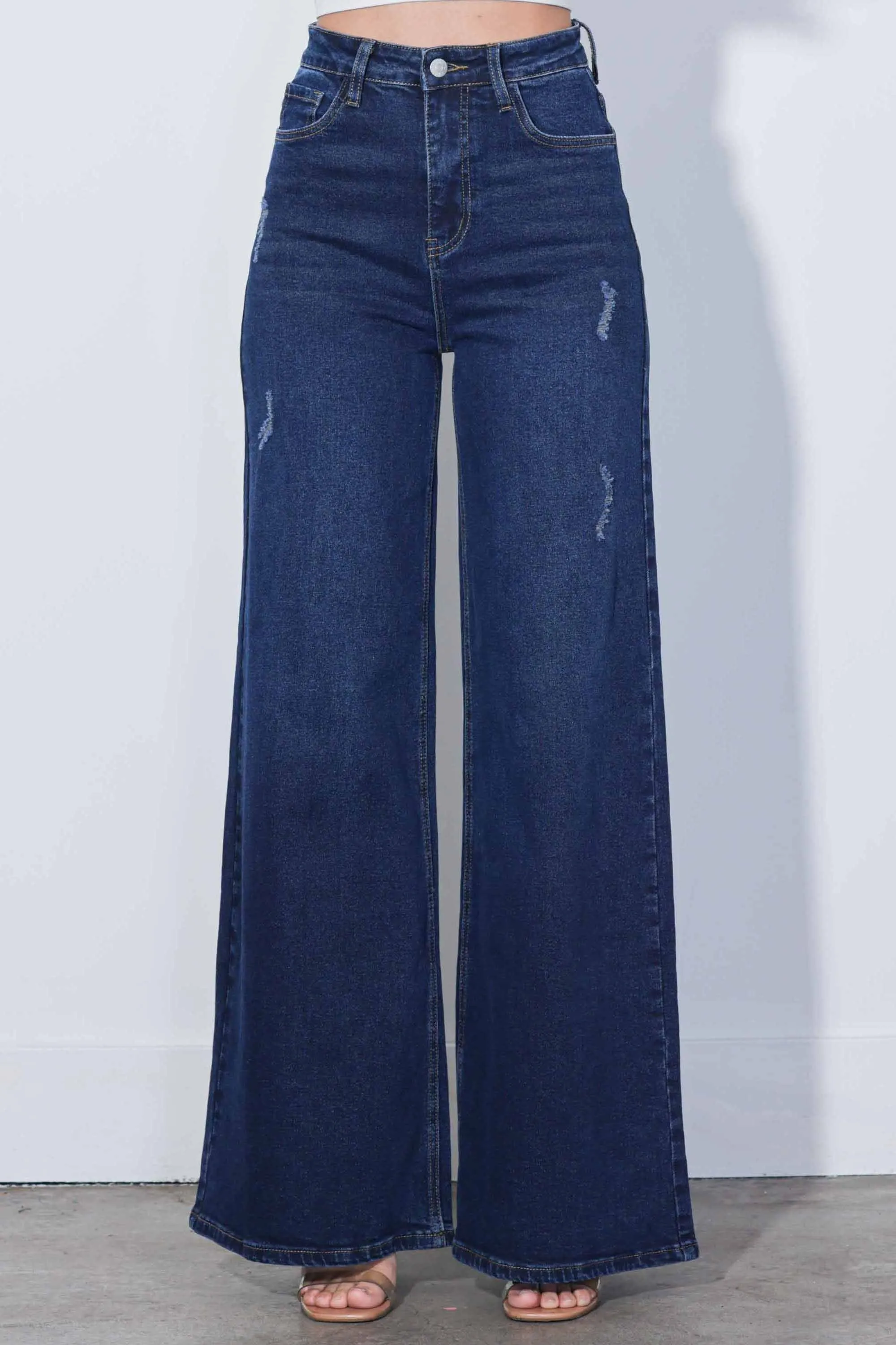 High-Rise Extra Wide Leg Jeans