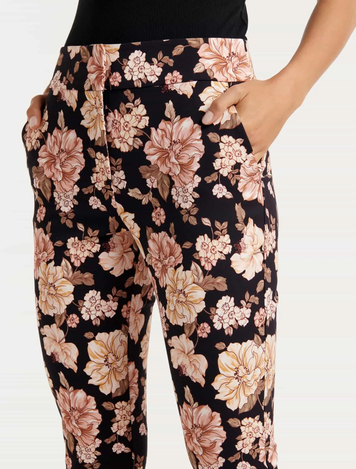 Kellie High Waisted Printed Pants