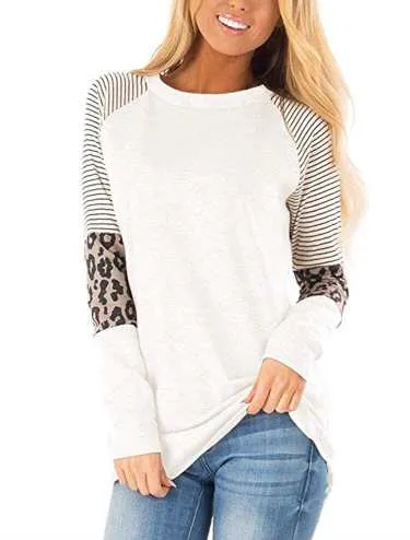 Leopard Print Loose Tunic Top