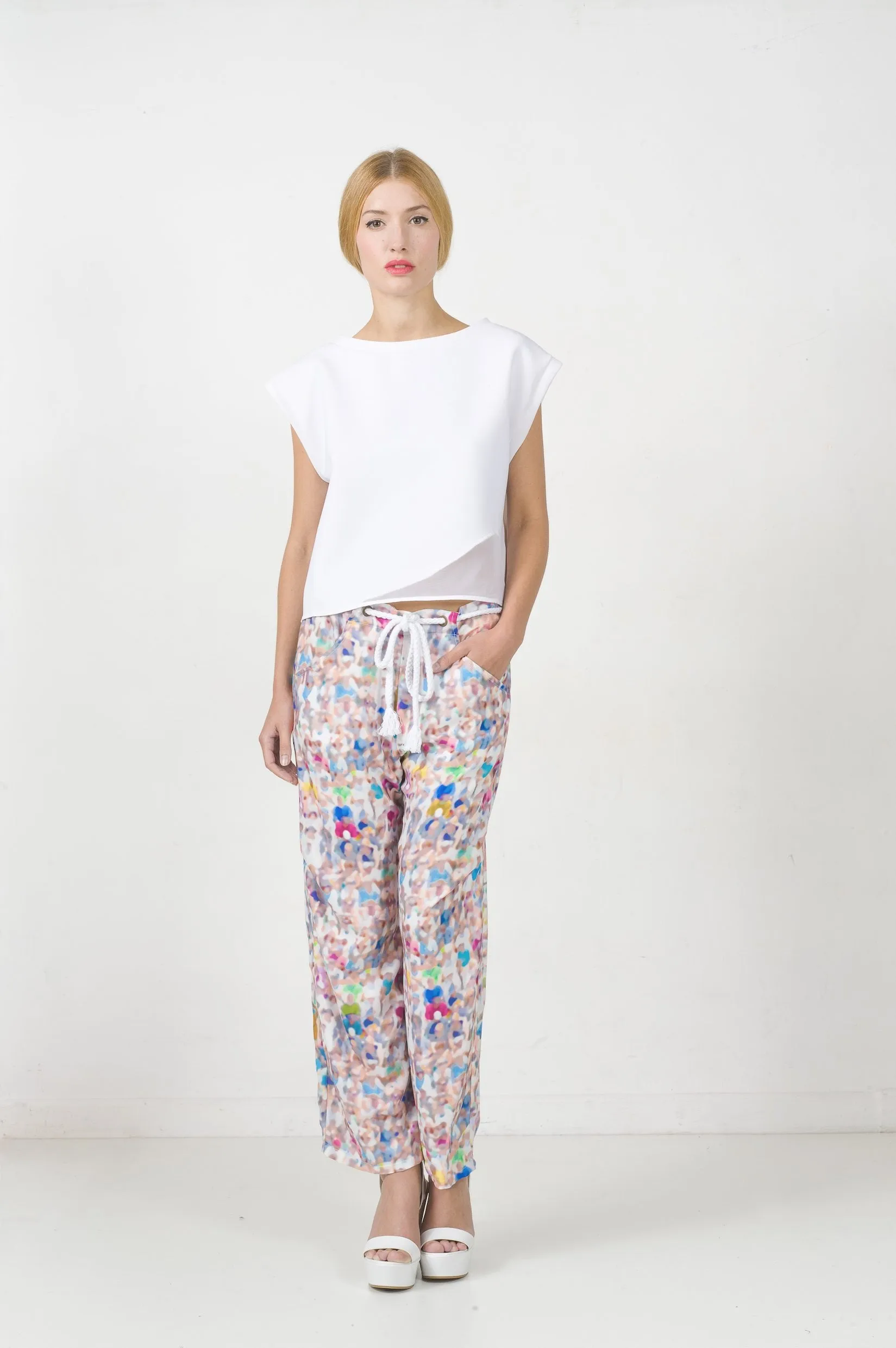 Printed pants