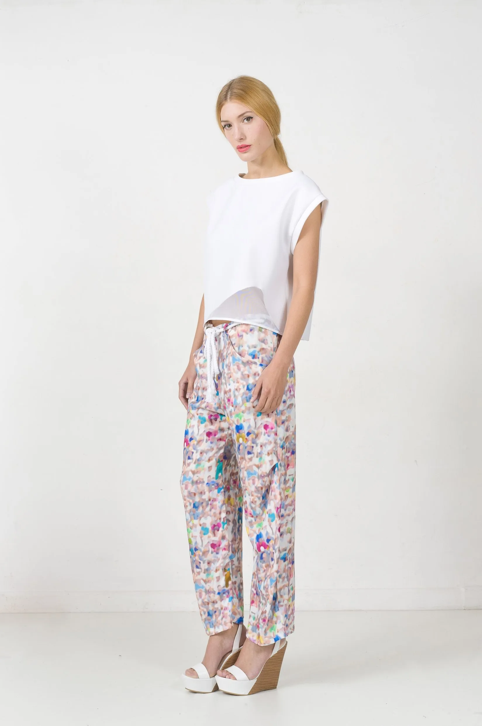 Printed pants