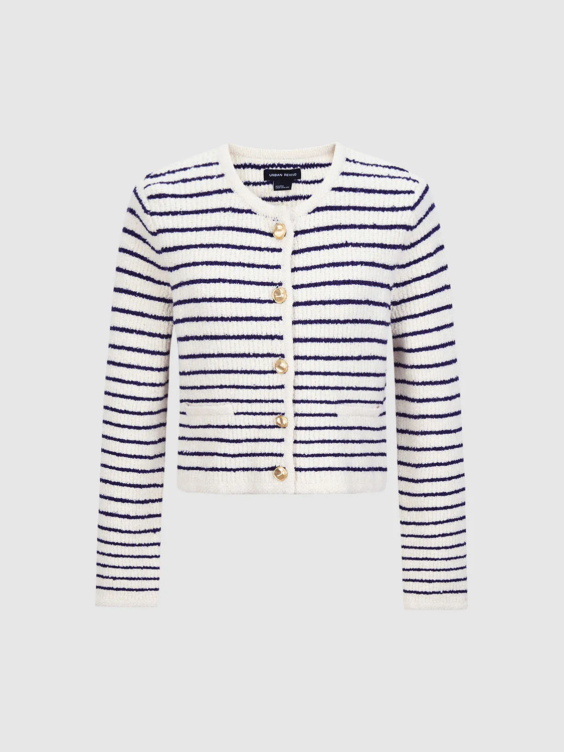 Striped Knitted Cardigans