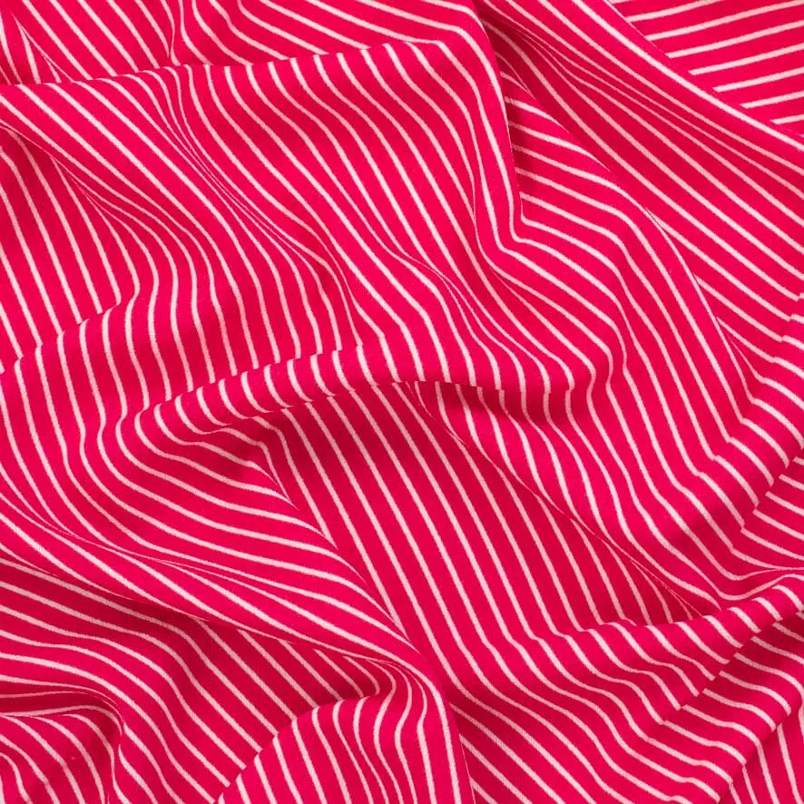 Striped Poly Linen Prints