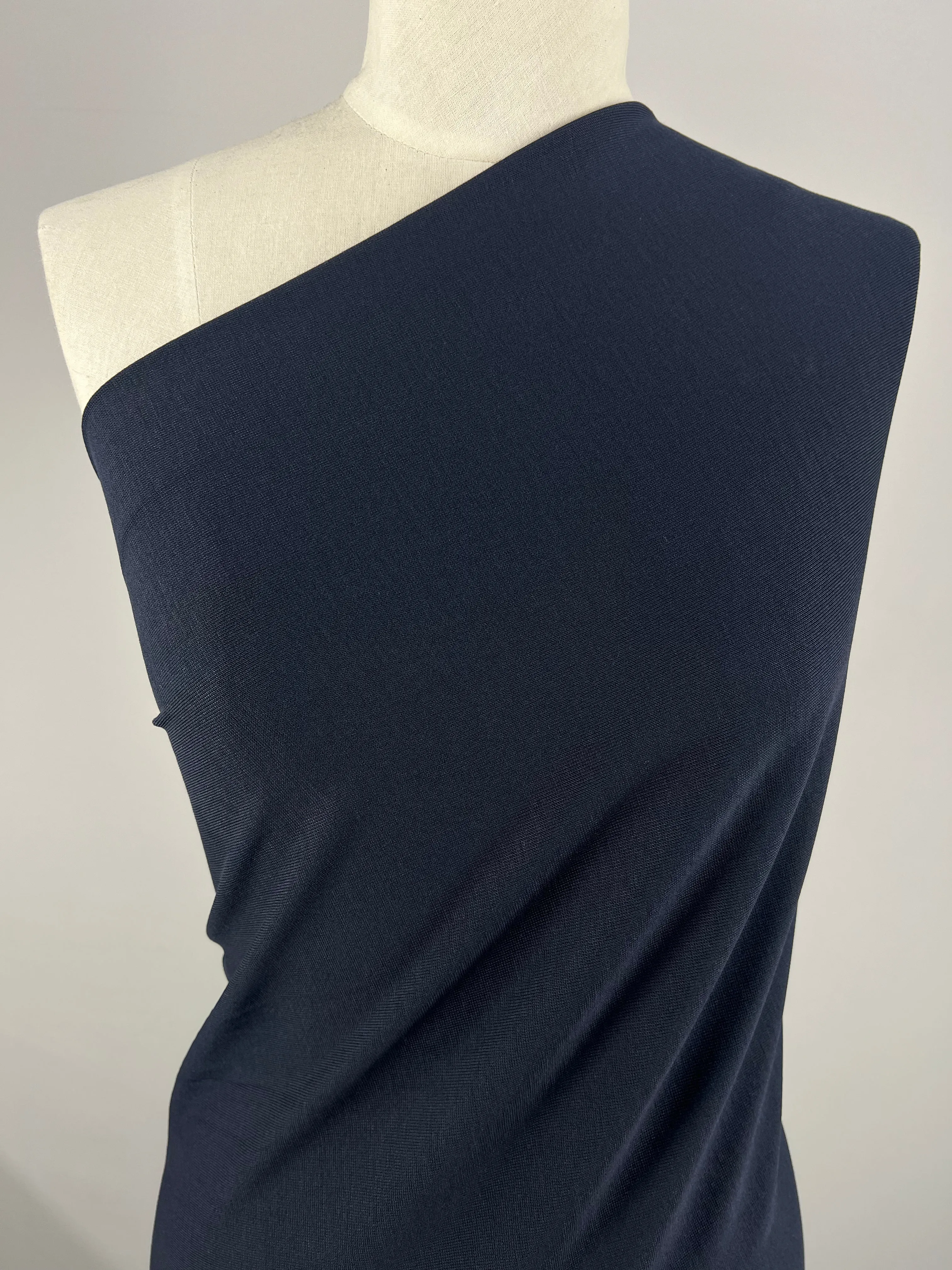 Viscose Jersey - Dark Navy - 160cm