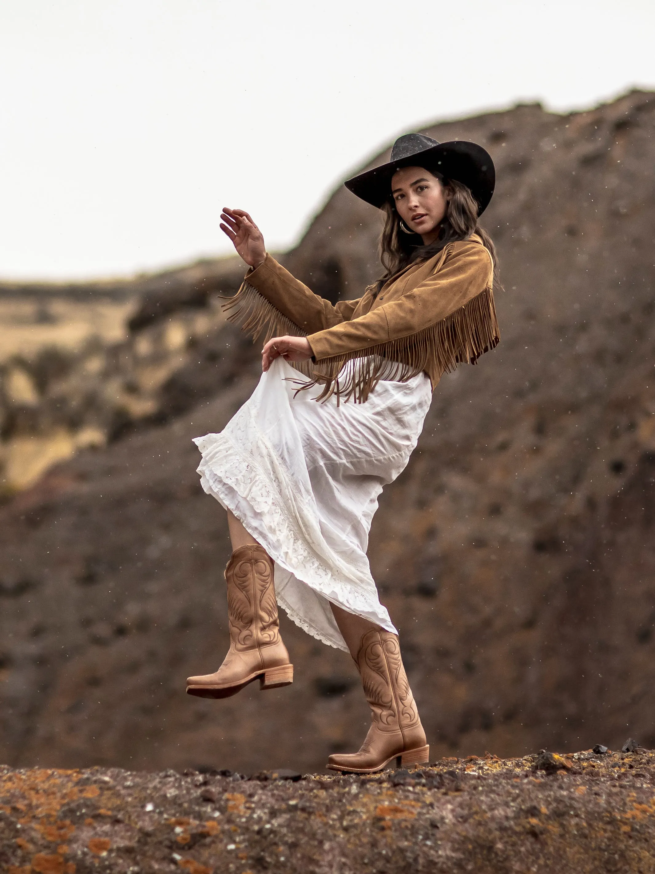 Women's Suede Fringe Jacket