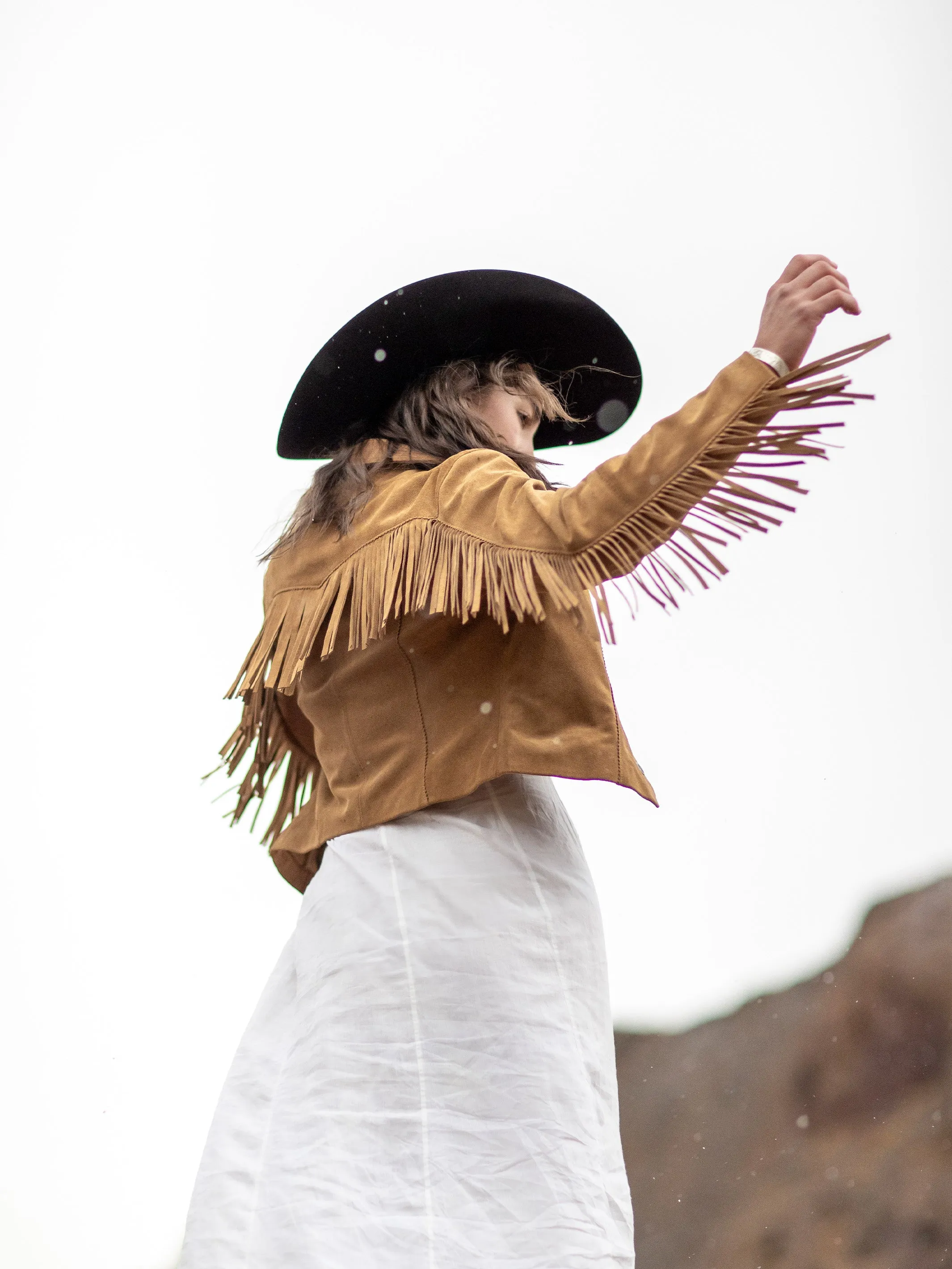 Women's Suede Fringe Jacket